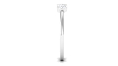 Natural Diamond 3 Stone Promise Ring with Certificate