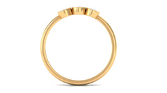 Natural Diamond 3 Stone Promise Ring with Certificate
