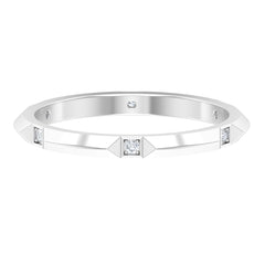 Certified Natural Diamond Anniversary Band Ring