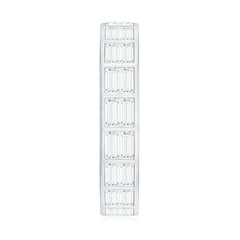 Baguette Cut Certified Moissanite Two Row Eternity Band