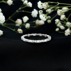 1 CT Moissanite Stackable Enhancer Ring