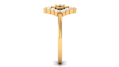 Contemporary Diamond Promise Ring with Certificate