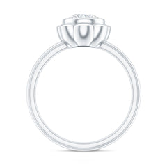 1.25 Carat Round Lab Grown Diamond Solitaire Engagement Ring