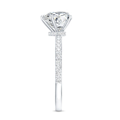 2 Carat Lab Grown Diamond Heart Engagement Ring for Her