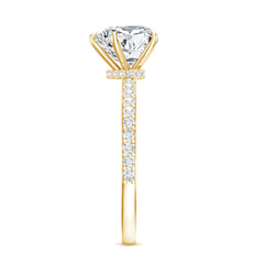 2 Carat Lab Grown Diamond Heart Engagement Ring for Her