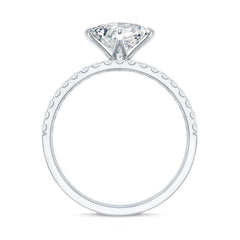 Princess Cut Lab Grown Diamond Ring With Wedding Band