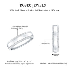 Natural Certified Diamond Wedding Band