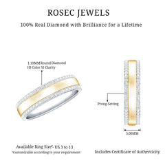 Natural Certified Diamond Wedding Band