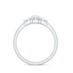 Natural Diamond Promise Ring with Certificate