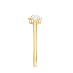 Natural Diamond Promise Ring with Certificate
