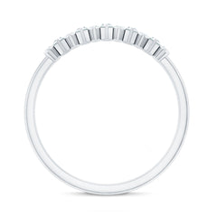 Minimal Natural Diamond Anniversary Ring