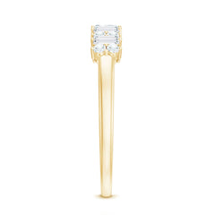 Minimal Natural Diamond Anniversary Ring
