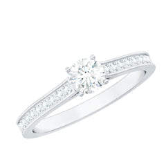 Certified Natural Diamond Promise Ring