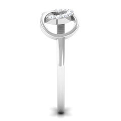 Natural Diamond Infinity Ring for Valentines Day