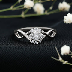 Certified Diamond Infinity Promise Ring