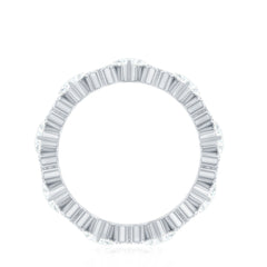 Certified Lab Grown Diamond Heart Wedding Band