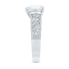 2 Carat Lab Grown Diamond Heart Engagement Ring