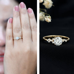 6 MM Lab Grown Diamond Solitaire Engagement Ring