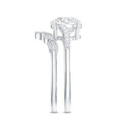 Certified Lab Grown Diamond Engagement Ring With Ring Guard