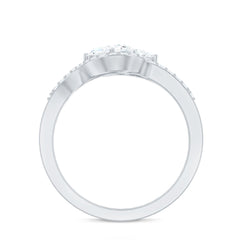 Certified Lab Diamond Toi Et Moi Designer Engagement Ring