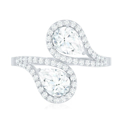 Certified Lab Diamond Toi Et Moi Designer Engagement Ring