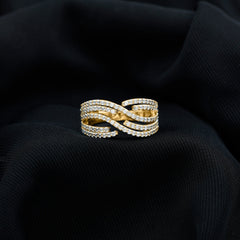 Certified Lab Grown Diamond Wide Wedding Band