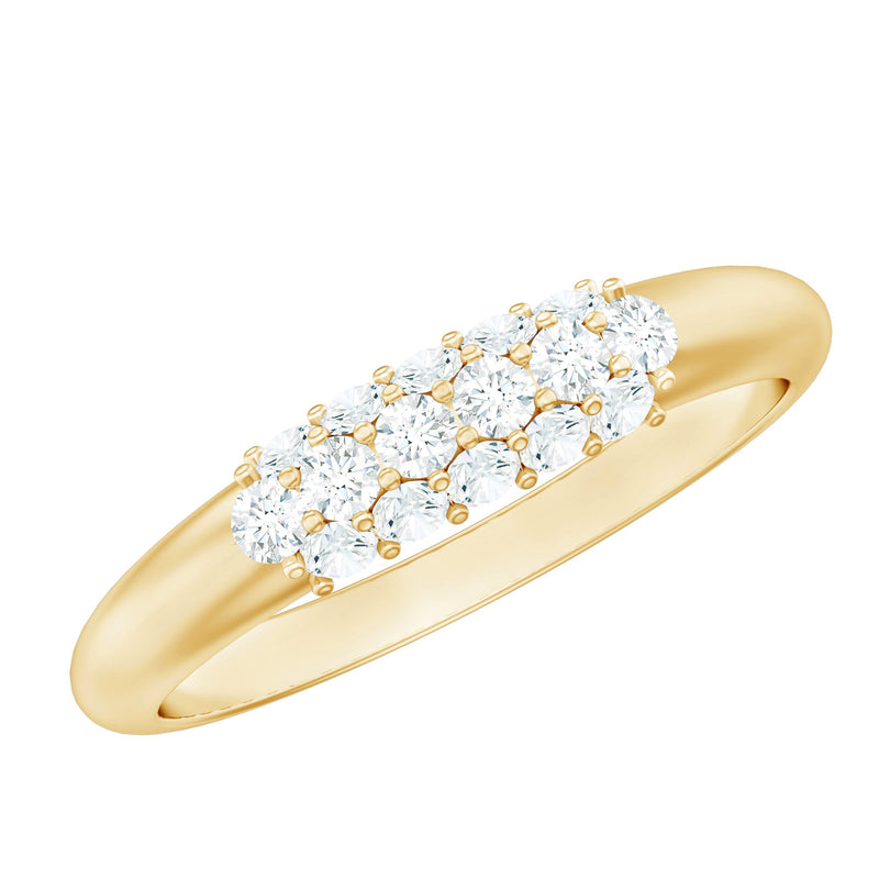 Certified Lab Grown Diamond Anniversary Ring
