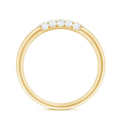 Certified Lab Grown Diamond Anniversary Ring
