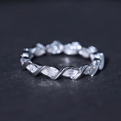 Certified Lab Grown Diamond Wedding Anniversary Ring