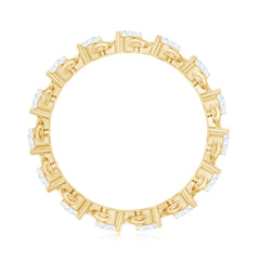 Certified Lab Grown Diamond Eternity Wedding Band