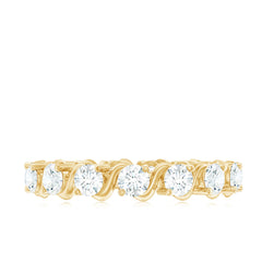 Certified Lab Grown Diamond Eternity Wedding Band