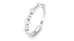 Natural Diamond Stackable Ring for Women