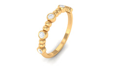 Natural Diamond Stackable Ring for Women