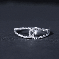Certified Real Diamond Anniversary Ring for Women