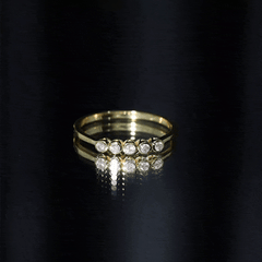 Natural Diamond Five Stone Promise Ring