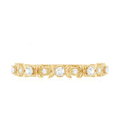 Nature Inspired Diamond Wedding Ring