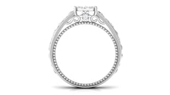 0.50 CT Real Diamond Celtic Knot Band Ring in Gold