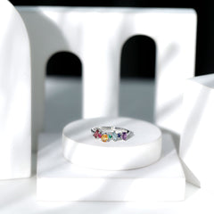 3/4 CT Colorful Multi Gemstone Promise Ring