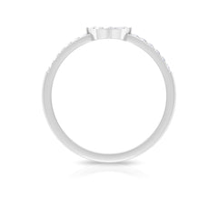 Certified Diamond Engagement Ring in Illusion Setting
