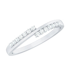 Minimalist Real Diamond Stackable Ring for Women