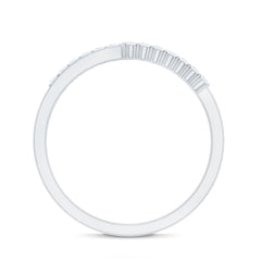 Minimalist Real Diamond Stackable Ring for Women