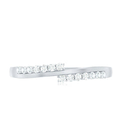 Minimalist Real Diamond Stackable Ring for Women