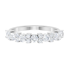 Certified Real Diamond Half Eternity Ring