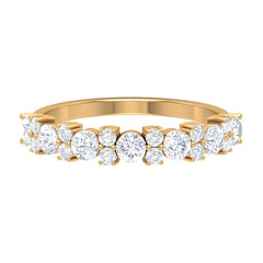 Certified Real Diamond Half Eternity Ring