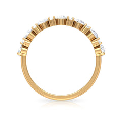 Certified Real Diamond Half Eternity Ring