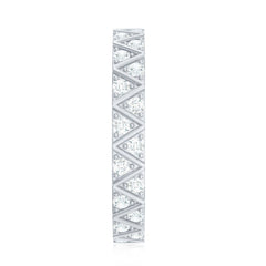 Diamond Band Ring in Surface Prong Set