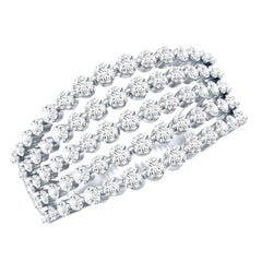Lab Grown Diamond Statement Wedding Band for Women