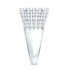 Lab Grown Diamond Statement Wedding Band for Women