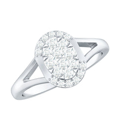 Classic Diamond Engagement Ring with Split Shank