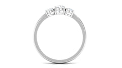 Natural Diamond 3 Stone Engagement Ring with Certificate